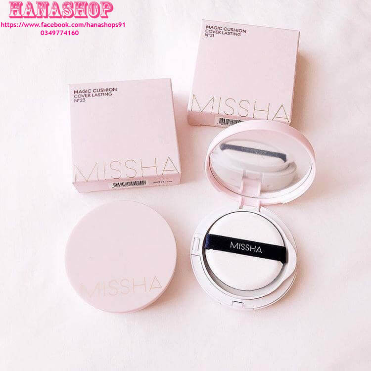 Phấn nước kiềm dầu Missha Magic Cushion Cover Lasting tone 21