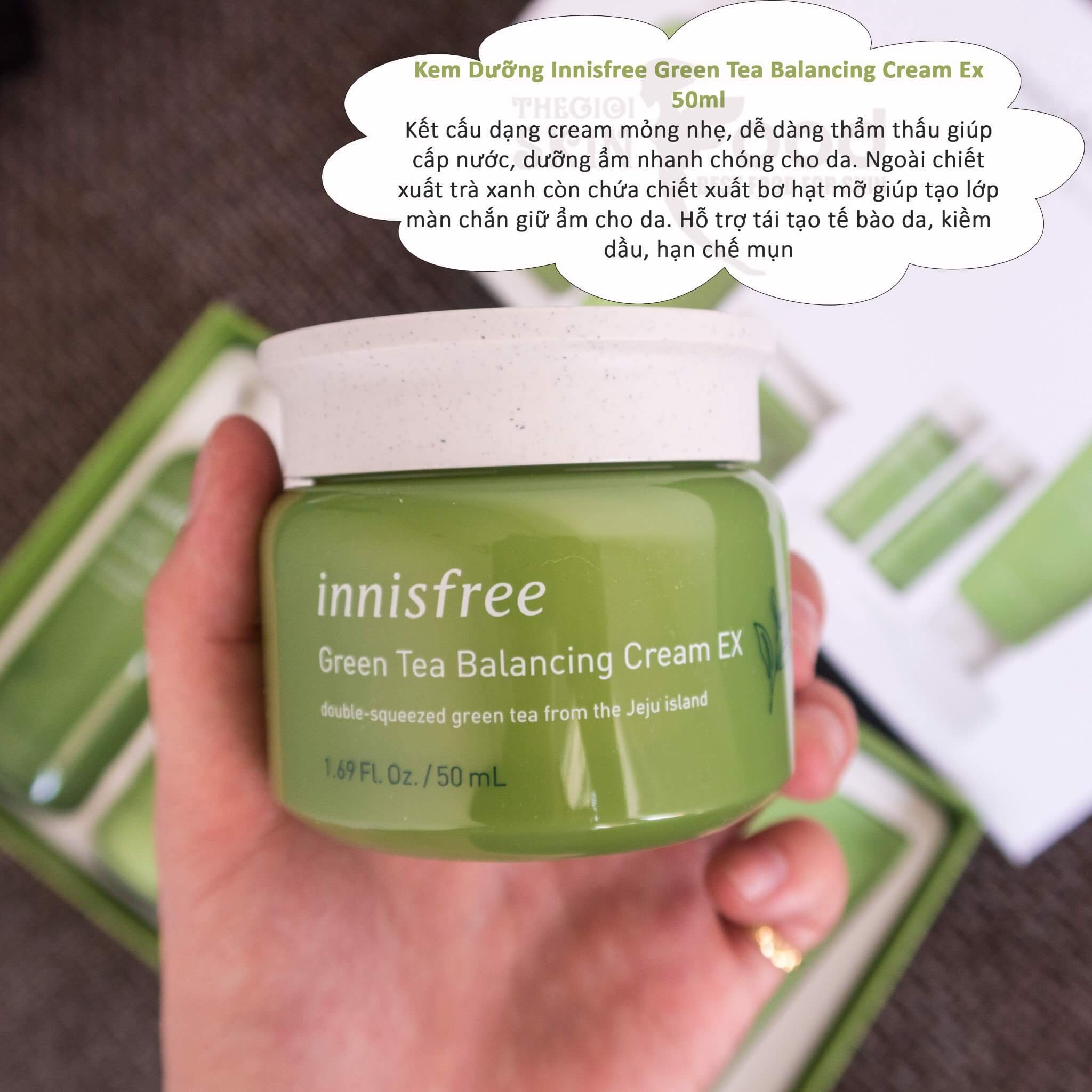 Kem dưỡng Innisfree Balancing Cream - 50ml-hanashops Kem dưỡng Innisfree Balancing Cream - 50ml-hanashops