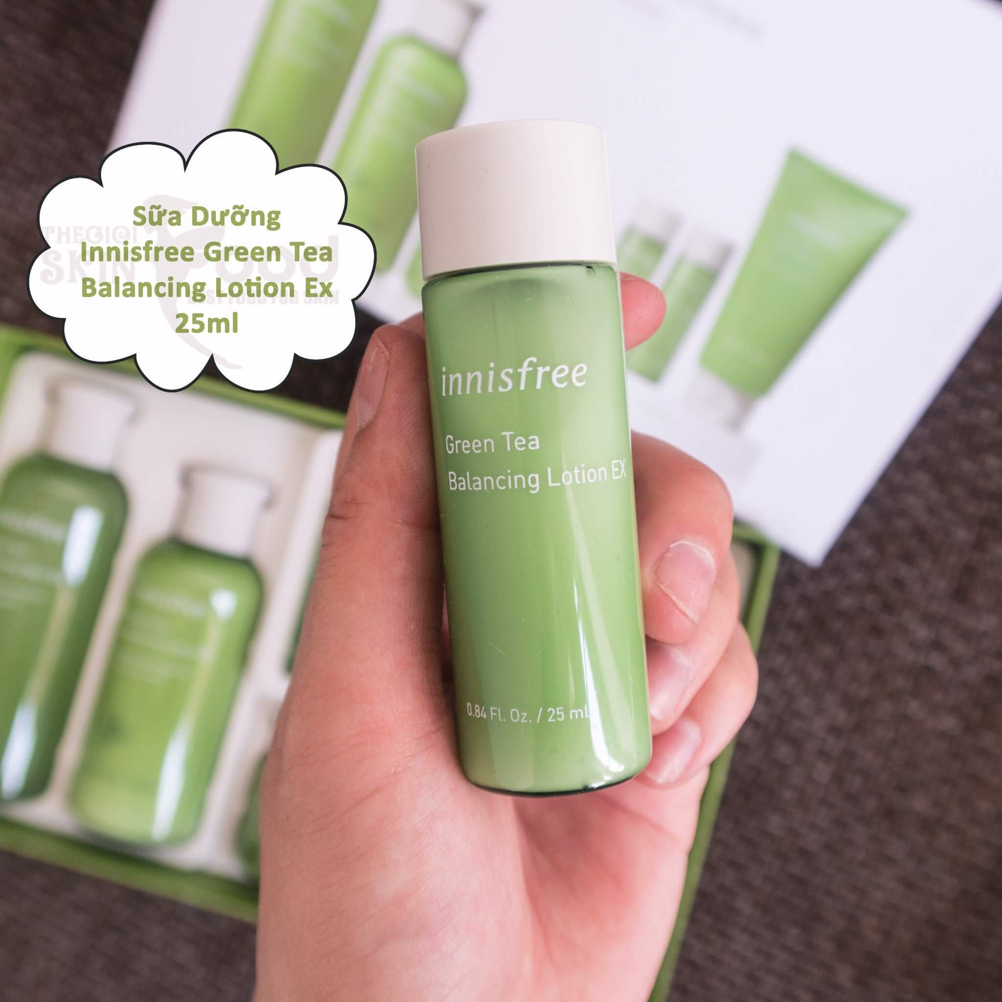 Sữa dưỡng Innisfree Green Tea Balancing Lotion - 25ml-hanashops Sữa dưỡng Innisfree Green Tea Balancing Lotion - 25ml